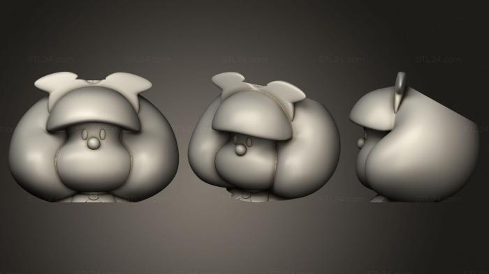 Chibi Funko / Чиби Фанко (Mafalda, CHIBI_0311) 3D модель для ЧПУ станка